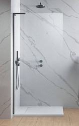 Kabina walk-in 95 Radaway Modo SL Brushed GunMetal II lewa