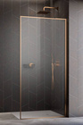 Walk-in 85 Radaway Modo F SL Brushed Copper II z ramą miedź prawa