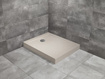 Brodzik akrylowy 100x70 Radaway Doros F Compact Stone kaszmirowy