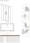 Drzwi prysznicowe 160 Radaway Idea White DWD białe 387126-04-01