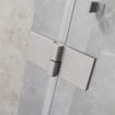 Kabina składana Radaway Nes Brushed Nickel KDD B 80x100