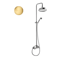 Zestaw natryskowy Vedo Victorian 15311V/BR brąz antyczny