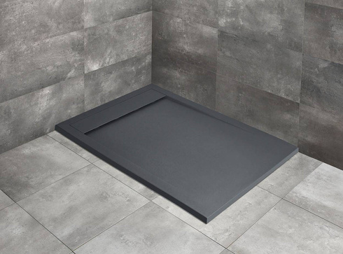 Brodzik z konglomeratu Radaway Teos F 210x70 antracytowy HTF21070-64