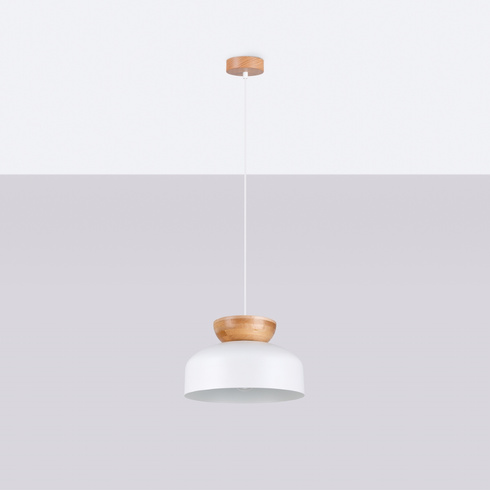 Lampa wisząca MARION biała