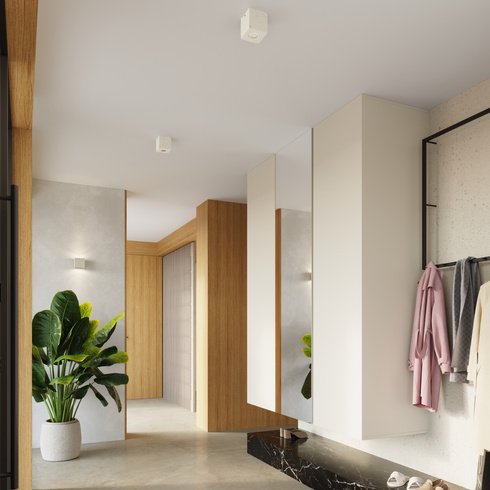 Kinkiet QUAD beton beżowy