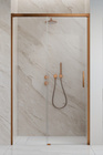 Drzwi miedź szczotkowana Radaway Idea Brushed Copper DWJ 150 lewe