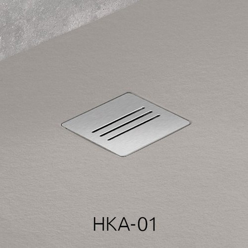 Brodzik z konglomeratu Radaway Kyntos F 100x70 cemento HKF10070-74