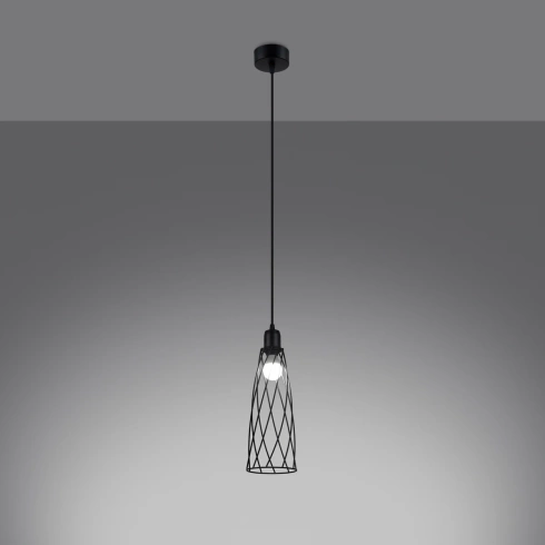 Lampa wisząca SUBA 1 czarna