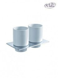 Uchwyt z dwoma szklankami Blue Water Hugo HUG-016