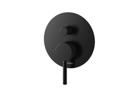 Bateria wannowo-prysznicowa podtynkowa Kohlman Axel Black QW210AB