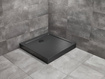 Brodzik kwadratowy 90x90 czarny Radaway Doros C Compact Stone