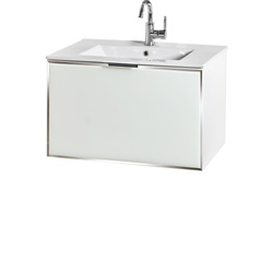 Szafka łazienkowa biała Sanitti Delta 60 front lustro srebrne