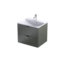 Szafka łazienkowa Oristo Siena OR45-SD2S-60-17  oliwkowy mat