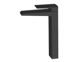Bateria umywalkowa wysoka Vedo Sette Nero VBS7003CZ
