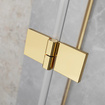 Kabina złota połysk składana Radaway Nes Gold KDD B 100x90