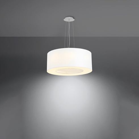 Żyrandol SATURNO 50 biały