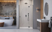 Drzwi prysznicowe Radaway Essenza Brushed GunMetal DWJ 80 prawe