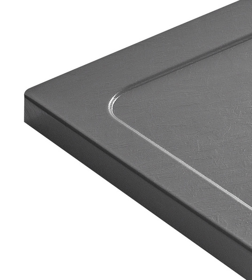 Brodzik kwadratowy 80x80 Radaway Doros C Stone antracytowy