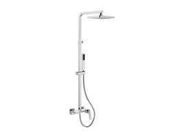Zestaw natryskowy Besco Aspira chrom BP-AN-CH