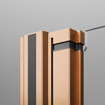 Kabina składana Radaway Nes Brushed Copper KDD B 90x90 miedź