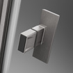 Kabina prysznicowa nikiel Radaway Nes Brushed Nickel 80x70 lewa