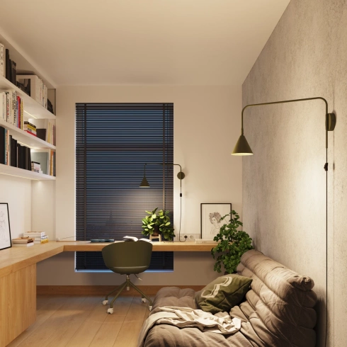 Kinkiet NOX zielona oliwka