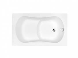 Wanna prostokątna z siedziskiem Besco Aria Rehab 120 x 70 #WAR-120-PA