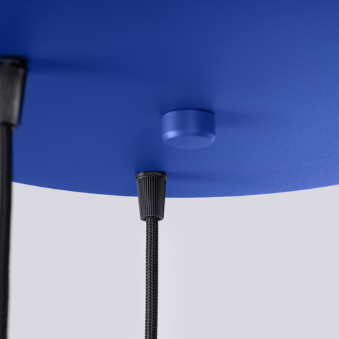 Lampa wisząca ESTRIA 3P biała/ultramaryna