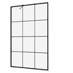 Parawan na wannę Modo New Black PNJ II Factory 90 czarny 10006090-54-55