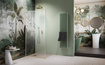 Kabina walk-in 75 Radaway Modo F SL Brushed Gold II z ramą lewa