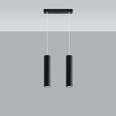 Lampa wisząca LAGOS 2 czarny