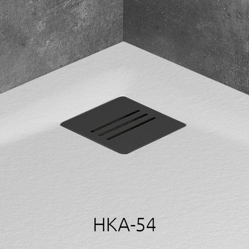 Brodzik pięciokątny konglomerat Radaway Kyntos PT biały 80x80