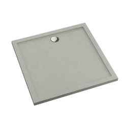 Brodzik akrylowy Sharper Cement Stone 80x80x4,5 cm, kwadratowy