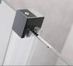 Drzwi prysznicowe 120 Radaway Furo SL Brushed GunMetal DWJ lewe