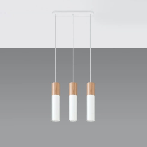 Lampa wisząca PABLO 3L biała