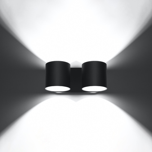 Kinkiet ORBIS 2 czarny