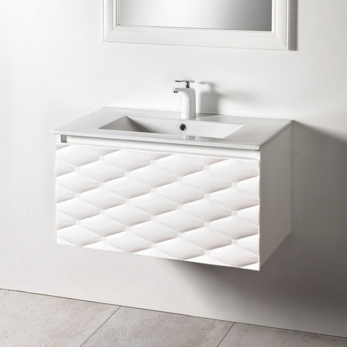 Szafka łazienkowa biała Sanitti Lira 80 LS-80-4 pod umywalkę blat