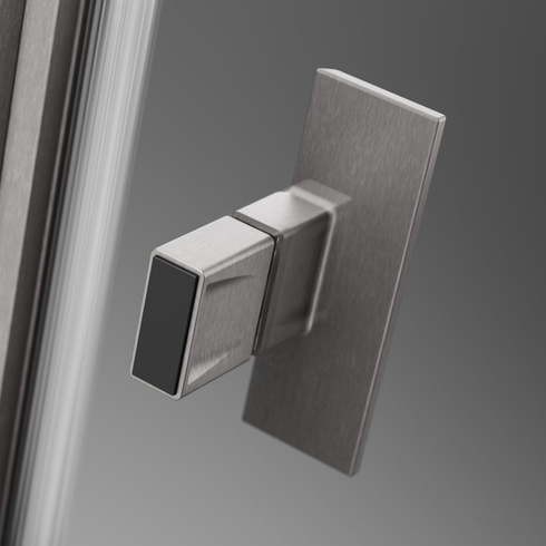 Drzwi szczotkowany nikiel Radaway Nes Brushed Nickel DWJ I 80 Lewe