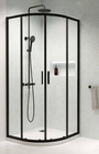 Kabina prysznicowa 80x90 półokrągła Radaway Premium Pro Black PDD czarna