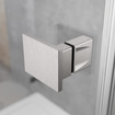 Drzwi prysznicowe nikiel Radaway Essenza Brushed Nickel DWJ 120 lewe