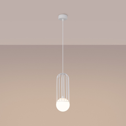 Lampa wisząca BRINA 1 biała