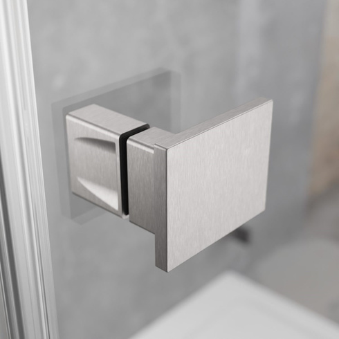 Drzwi prysznicowe nikiel Radaway Essenza Brushed Nickel DWJ 80 prawe