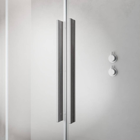 Kabina prysznicowa 120x110 nikiel Radaway Furo Brushed Nickel KDD