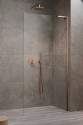 Kabina walk-in 120 Radaway Modo SL Brushed Copper II 10319124-93-01R