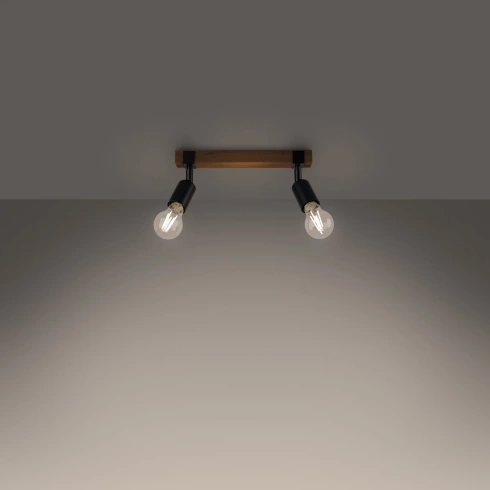 Plafon ZUCA 2 czarny