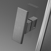 Drzwi szczotkowany gunmetal Radaway Nes Brushed GunMetal DWJ I 100 Prawe