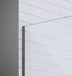 Kabina walk-in czarna 55 cm Radaway Modo New Black II 389055-54-01