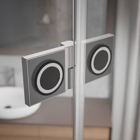 Drzwi prysznicowe 100 Radaway Essenza Pro Brushed Nickel DWJ lewa