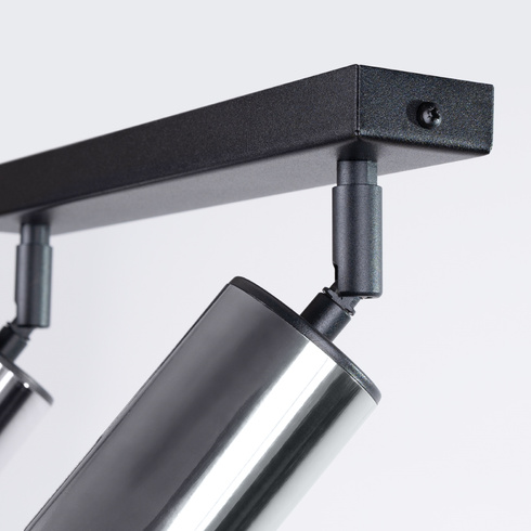 Plafon WINX 2 czarny/chrom