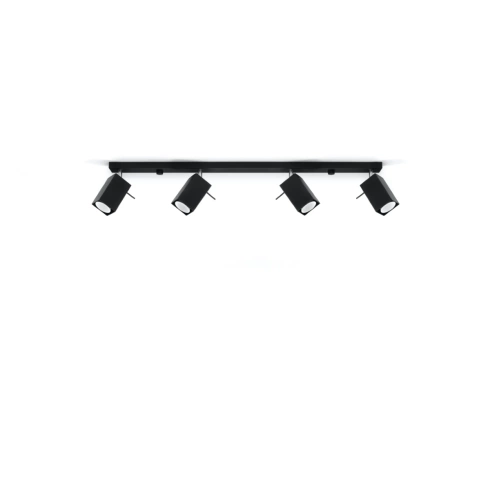 Plafon MERIDA 4L czarny